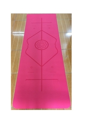 Thảm tập yoga TPE Zeno định tuyến 8mm (Hồng)