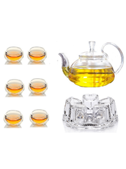 Bộ ấm chén thủy tinh ZENO SET15