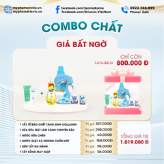 Bộ sản phẩm làm sạch da Sennio - Combo chất nhà sạch da xinh