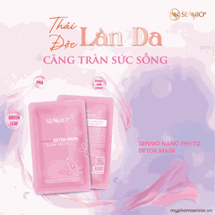 Mặt nạ sủi bọt detox da sáng da ngừa mụn, se khít chân lông Sennio Nano Phyto Detox Face 5ml SNO 846