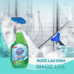 Nước lau kính Magic Live Siêu sạch chống bám bụi 500ml MGLK115