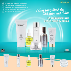 BỘ 6 SẢN PHẨM NÁM DƯỠNG TRẮNG DA SENNIO - Intensive Pigmenttation Treatment Set 6 - SENNIO SNO 662