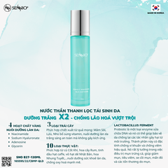 Nước thần thanh lọc, tái sinh da - Sennio Perfect Whitening Skin Softener - SENNIO SNO 827