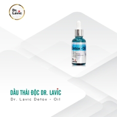 Dầu thải độc tố, giảm tiết bã nhờn, giảm sưng viêm Se Khít Lỗ Chân Lông Công Nghệ USA DR.LAVIC Detox - Oil 30ML - DR913M