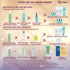 GEL TẨY TRANG THẢI ĐỘC TỐ 2IN1 SENNIO  Sennio Bio Gel Cleanser SNO 826