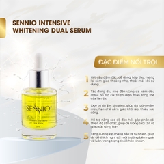Serum dưỡng da nám Sennio Intensive Whitening Dual Serum dưỡng trắng da mặt chính hãng Hàn Quốc 30ml SNO 809