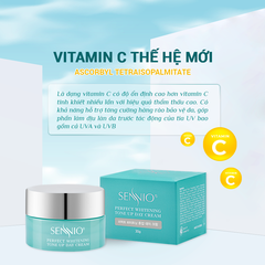 Kem ngày tái sinh, phục hồi da căng bóng - Sennio Perfect Whitening Day Cream - SENNIO SNO 829