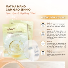 Bộ sản phẩm dưỡng da cấp ẩm toàn diện Sennio - Combo da xinh rạng rỡ nước hoa hồng mặt nạ dưỡng da Dr.Lavic