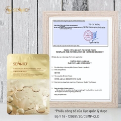Mặt màng cám gạo lên men Dưỡng Da Cấp ẩm Sennio Supper Aqua & Brightening Mask 23ml SNO 821