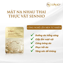 Mặt nạ màng cám gạo lên men SENNIO - Sennio Supper Aqua & Brightening Mask - SENNIO SNO 841