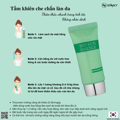 TINH CHẤT CHỐNG NẮNG CHỐNG ÁNH SÁNG XANH SENNIO - Sennio Bio Sun Essence SPF50 PA+++  SNO 825