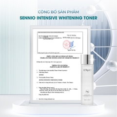 Nước hoa hồng dưỡng trắng và ức chế sắc tố - Sennio Intensive Whitening Toner - SNO831