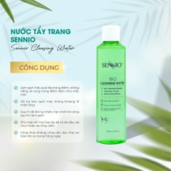 Nước tẩy trang làm sạch sâu Sennio Bio Cleansing Water 200ml SNO 836
