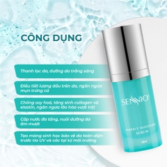 Bộ 4 sản phẩm tái sinh phục hồi da căng bóng sennio khôi phục cấu trúc da - giảm nhăn - tăng sinh collagen ban ngày Sennio