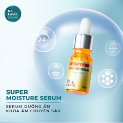 Serum dưỡng da Dr.Lavic Super Moisture Serum dưỡng ẩm khóa ẩm chuyên sâu công nghệ USA 10ml DR936