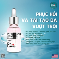 Serum Dưỡng Da Tái Tạo Da Công Nghệ USA DR.LAVIC Pitted Scar Control Serum Step3 10ML - DR911