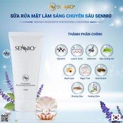 SỮA RỬA MẶT SÁNG DA CHUYÊN SÂU SENNIO  SENNIO Intensive Whitening Cleanser SNO 601