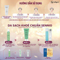 SỮA RỬA MẶT SÁNG DA CHUYÊN SÂU SENNIO  SENNIO Intensive Whitening Cleanser SNO 601