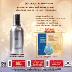 KEM NGÀY GIẢM THÂM NÁM, DƯỠNG TRẮNG NÂNG TÔNG DA SENNIO - Sennio Whitening tone up cream - SENNIO SNO 807