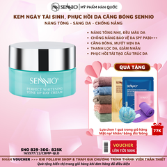 Kem ngày tái sinh, phục hồi da căng bóng - Sennio Perfect Whitening Day Cream - SENNIO SNO 829