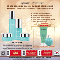 Bộ 04 SP tái sinh, phục hồi da căng bóng Sennio - SENNIO SNO 832