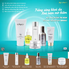 BỘ 6 SẢN PHẨM NÁM DƯỠNG TRẮNG DA SENNIO - Intensive Pigmenttation Treatment Set 6 - SENNIO SNO 662