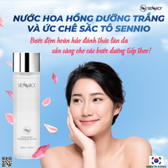 Nước hoa hồng dưỡng trắng và ức chế sắc tố - Sennio Intensive Whitening Toner - SNO831