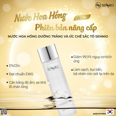 Nước hoa hồng dưỡng trắng và ức chế sắc tố - Sennio Intensive Whitening Toner - SNO831
