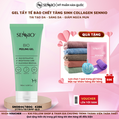 Tẩy tế bào chết mặt bổ sung Collagen Sidumi Premium Collagen Peeling làm sạch sâu, phù hợp cho da dầu mụn 180ml  Sennio SNO 844
