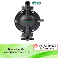 Bơm màng khí nén QBY3-10 inox 304
