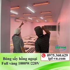 Bóng sấy hồng ngoại Full vàng 1000W/220V