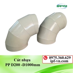 Cút nhựa PP D200 -D1000mm