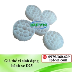 Giá thể vi sinh dạng bánh xe D25