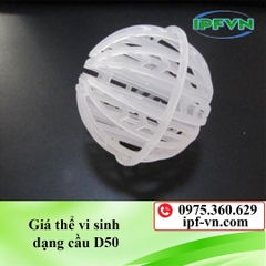 Giá thể vi sinh dạng cầu D50