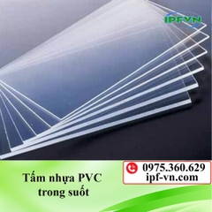 Tấm nhựa PVC trong suốt