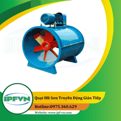 Quạt hút bụi sơn truyền động gián tiếp