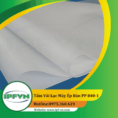 Tấm vải lọc máy ép bùn PP 840-1