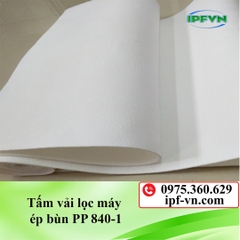Tấm vải lọc máy ép bùn PP 840-1