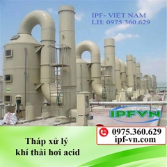 Tháp xử lý khí thải hơi acid ( Tháp hấp thụ khí thải )