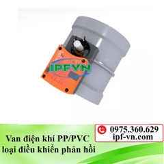 Van điện khí PP/PVC loại điều khiển phản hồi