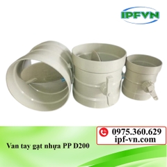 Van tay gạt nhựa PP D200