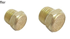 Flat head Muffler CU-P-06