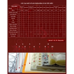 Đệm lò xo gấm khách sạn 01