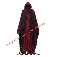 Cho thuê đồ múa, trang phục hóa trang Halloween áo choàng ma quái đỏ đẹp, chất lượng, uy tín, giá tốt