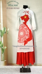 Cho thuê trang phục áo dài nữ cách tân trắng bản đồ mịn, đẹp, giá tốt