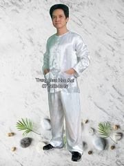Cho thuê trang phục áo bà ba nam trắng phi đẹp, chất lượng, thoải mái