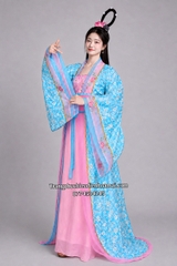 Cho thuê đồ trang phục trung thu, đồ chị Hằng Nga chú cuội xanh dương đẹp