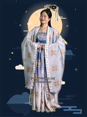 Cho thuê đồ trang phục trung thu, đồ chị Hằng Nga chú cuội trắng Thanh Vân đẹp, giá tốt