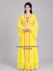 Cho thuê đồ trang phục chị Hằng chú Cuội vàng viền hồng việt nam đẹp, chất lượng, giá tốt