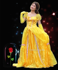 Cho thuê đồ hóa trang công chúa Belle - Giai nhân & Quái vật đẹp, chất lượng